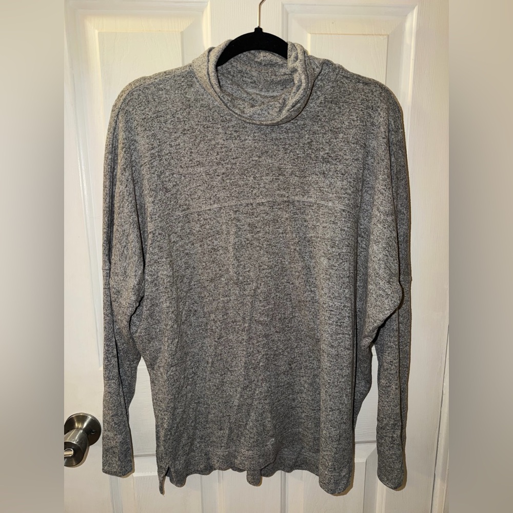 Gray Turtleneck Sweater